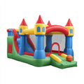 Castelli gonfiabili - PVC - 460x335x270 cm - Rosso-Giallo-Blu-Verde - stile castello