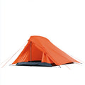 Tende familiari-poliestere-PU-alluminio-fibra di vetro-230x150x115cm-arancione-campeggio minimalista leggero